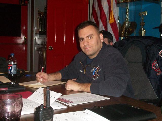 Lt. Chris Gravius During 90th Anniversary Parade Meeting